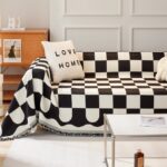 Jacquard sofa throw Plaid Sofa Throw