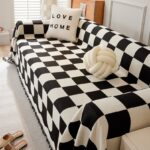 Jacquard sofa throw Plaid Sofa Throw