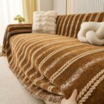 Jacquard sofa throw Wheat Ear Sofa Throw