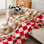 Jacquard sofa throw Plaid Sofa Throw