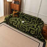 Jacquard sofa throw Maze Sofa Throw
