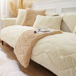 Plush sofa cushion