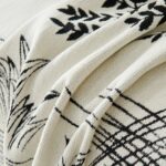 Jacquard sofa throw Lily of the Valley Sofa Throw
