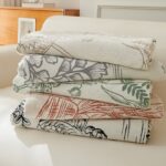 Jacquard sofa throw Lily of the Valley Sofa Throw