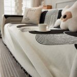 Jacquard sofa throw Saiya Sofa Throw