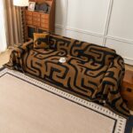 Jacquard sofa throw Maze Sofa Throw