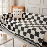 Jacquard sofa throw Plaid Sofa Throw