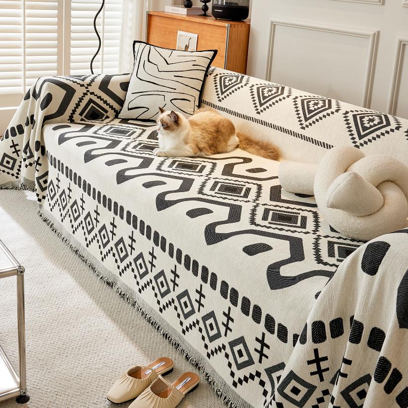 Jacquard sofa throw Moana Sofa Throw