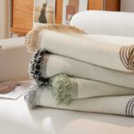 Jacquard sofa throw Saiya Sofa Throw